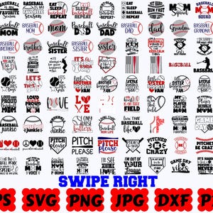 Baseball SVG | Baseball Mom SVG | Sport SVG | Softball Svg | Quote | Cut File for Cricut & Silhouette | Svg Eps Dxf Png Jpg | Commercial Use