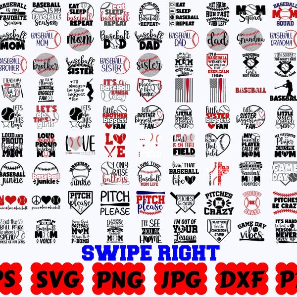 Baseball SVG | Baseball Mom SVG | Sport SVG | Softball Svg | Quote | Cut File for Cricut & Silhouette | Svg Eps Dxf Png Jpg | Commercial Use
