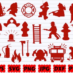 Firefighter SVG | Fireman SVG | Fire Designs SVG | Firefighter Clipart | Firefighter Cut File| Fireman Cut File | Fireman Clipart | Fire Svg