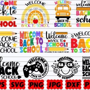 Welcome Back To School SVG | Back To School SVG | School SVG | Welcome To School Svg | First Day Of School Svg | Teacher Svg | Teacher Life