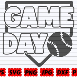 Game Day SVG | Game Day Cut File | Baseball Game Day SVG | Baseball Day SVG | Baseball Quote Svg | Baseball Saying Svg | Baseball Cut File
