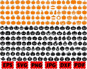 Pumpkin SVG | Fall Pumpkin SVG | Autumn Pumpkin SVG | Fall Svg | Autumn Svg | Cut Files for Cricut & Silhouette | Svg Eps Dxf Png Jpg Pdf