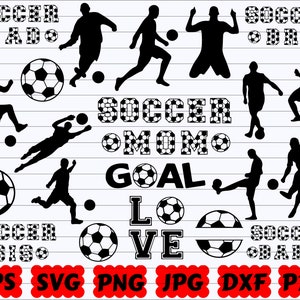サッカー SVG | サッカー バンドル SVG | スポーツ SVG | サッカー カット ファイル | サッカー シルエット | サッカー 選手 SVG | サッカー ボール SVG | ゴール SVG | ボール SVG