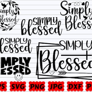 Po prostu błogosławiony SVG | Błogosławiony SVG | Religijny SVG | Chrześcijański SVG | Jezus SVG | Wiara SVG | Bóg SVG | Biblia SVG | Pismo Święte SVG | Werset Biblijny