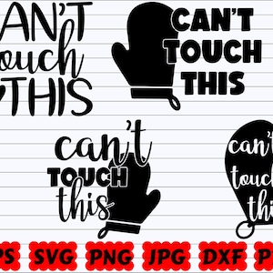 No puedes tocar este SVG / SVG divertido de cocina / SVG de guantes de cocina / Archivo de corte de cocina / Svg de cita de cocina / Svg de refrán de cocina / Diseño de cocina
