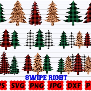 Buffalo Plaid Christmas Tree SVG | Christmas Tree SVG | Christmas Tree Buffalo Plaid SVG | Cheetah Tree Svg | Tree Svg | Buffalo Plaid Svg