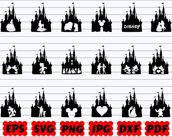 Free Free 195 Svg High Resolution Disney Castle Silhouette SVG PNG EPS DXF File