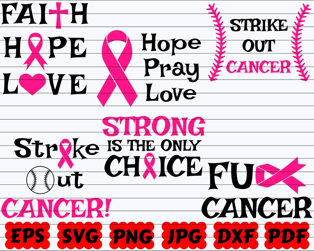 Cancer Awareness SVG | Cancer SVG | Cancer Survivor SVG | Cancer Cut ...