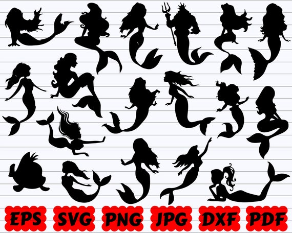 Download Mermaid Svg Mermaid Svg Bundle Mermaid Cut File Mermaid Etsy