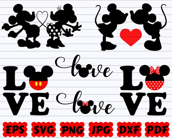 Free Free 144 Mickey And Minnie Love Svg SVG PNG EPS DXF File