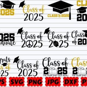 Class Of 2025 SVG | Graduation 2025 SVG | 2025 SVG | Senior 2025 Svg | Graduate 2025 Svg | Class Of 2025 Cut File | Class Of 2025 Quote Svg
