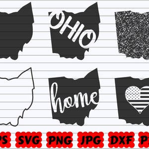 Ohio State SVG | Ohio SVG | Ohio Svg File | Ohio Cut File | Ohio Silhouette | Ohio Clipart | US State Svg | United States Svg | Ohio Png