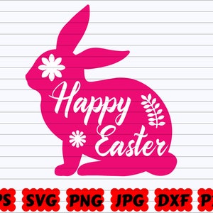 Happy Easter SVG | Happy Easter Saying | Happy Easter Quote Svg | Happy Easter Cut File | Happy Easter Clipart | Happy Easter Design Svg