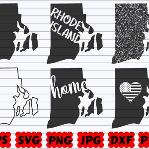 Rhode Island State SVG | Rhode Island SVG | Rhode Island Svg File | Rhode Island Cut File | Rhode Island Silhouette | Rhode Island Clipart