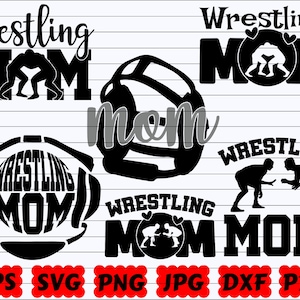 Wrestling Mom SVG | Wrestling Mom Cut File | Wrestling Family SVG | Mom SVG | Wrestling Clipart | Wrestling Fan Svg | Wrestling Clipart| Png