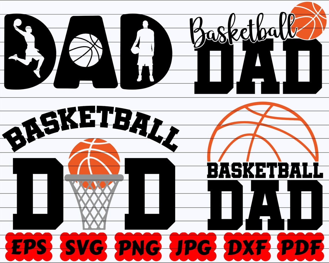Basketball Dad SVG Basketball Dad Cut File Basketball Etsy