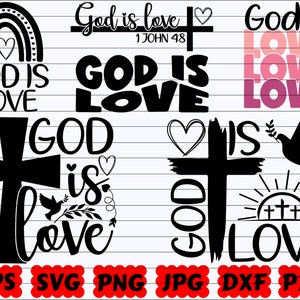 Bóg jest miłością SVG | Bóg SVG | Miłość SVG | Religijny SVG | Chrześcijański SVG | Jezus SVG | Wiara SVG | Bóg SVG | Biblia SVG | Pismo Święte SVG | Błogosławiony