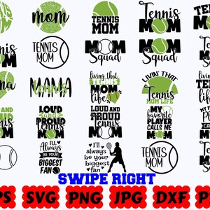 Sport Mama SVG | Sport SVG | Mama SVG | Schnittdateien für Cricut & Silhouette | Zitat | Spruch | Hemd | Svg Eps Dxf Png Jpg Pdf | Kommerzielle Nutzung Bild 8
