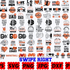 120 Basketball SVG Bundle | Basketball SVG | Basketball Clipart | Basketball Cut Files | Sports Svg | Basketball Quote | Basketball Saying