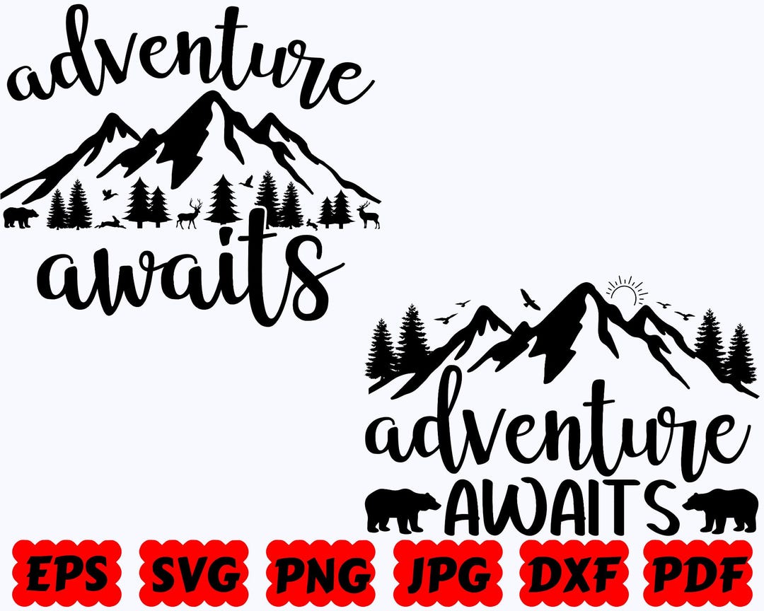 Adventure Awaits SVG | Traveling SVG | Cut Files for Cricut ...