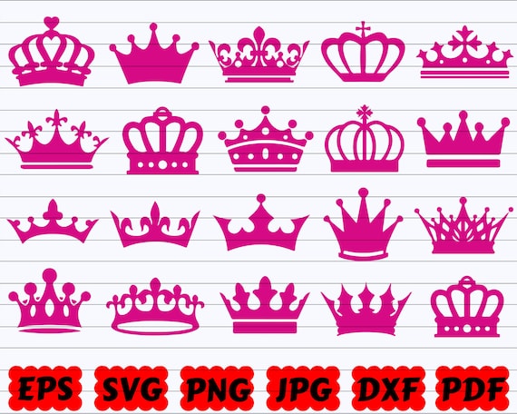 Download Crown Svg Crown Svg Bundle Crown Clipart Crown Cut File Etsy