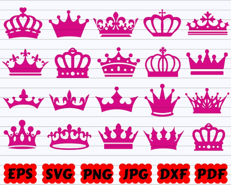 Download Princess Crown Svg King Crown Svg Crown Clipart Crown Svg Crown Silhouette Birthday Crown Svg Crown Svg Bundle Crown Cut File Collage Materials Okoapet Com