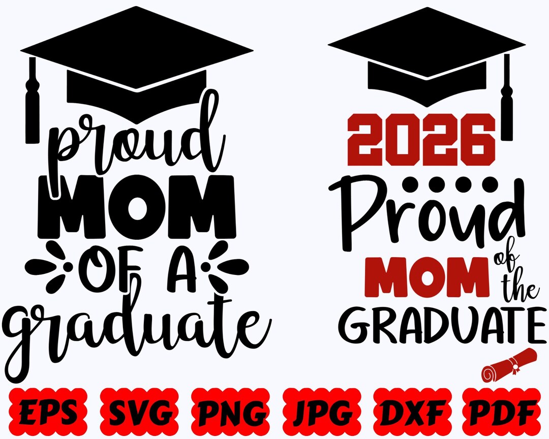 Proud Mom of a Graduate SVG | Graduation SVG | Graduate SVG | Cut Files ...