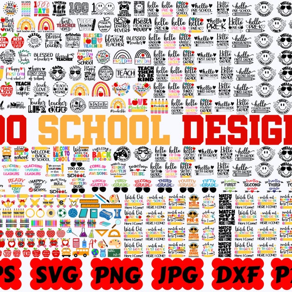 School SVG | Back To School SVG | School Supplies SVG | Teacher Svg | School Cut Files | School Quote Svg | School Saying Svg | School Shirt