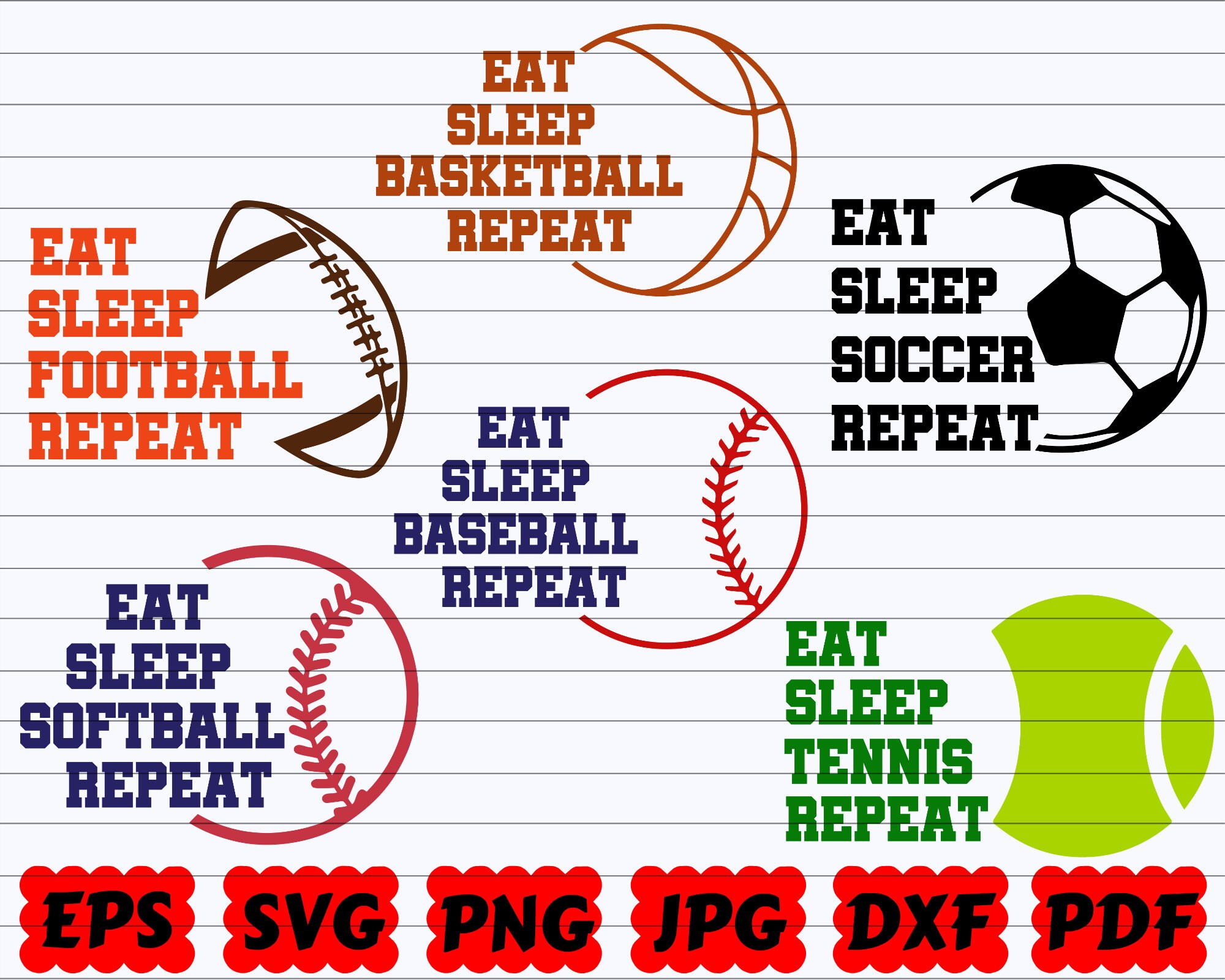 Free Free Eat Sleep Baseball Repeat Svg 371 SVG PNG EPS DXF File