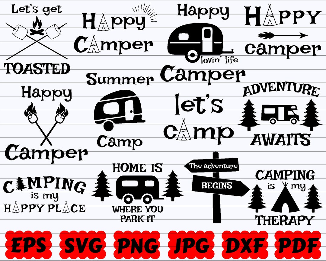 Camping Quote Camping SVG Bundle Camping SVG Camp Sayings Camp SVG
