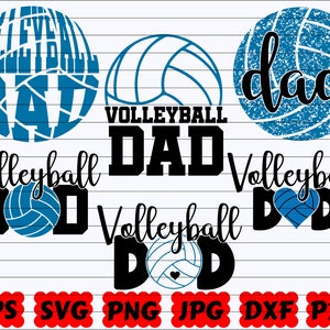 Volleyball Dad SVG | Volleyball Dad Cut File | Volleyball Family SVG | Dad SVG | Volleyball Clipart | Volleyball Fan Svg | Volleyball Design