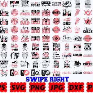Cheer SVG | Cheerleader SVG | Cheer Mom SVG | Cheer Cut File | Cheerleading Svg | Cheer Life Svg | Cheer Team Svg | Cheer Squad Svg | Sport