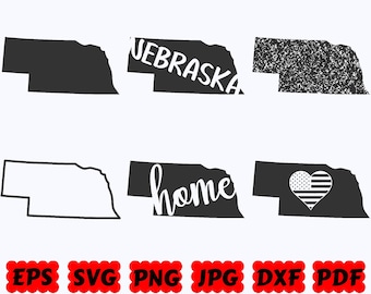 Nebraska State SVG | Nebraska SVG | 4th Of July SVG | America Svg | Usa Svg | Cut Files for Cricut & Silhouette | Svg Eps Dxf Png Jpg Pdf