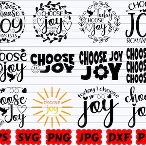 Choose Joy SVG | Joy SVG | Religious SVG | Christian Svg | Jesus Svg | Faith Svg | God Svg | Bible Svg | Scripture Svg | Blessed Svg | Quote