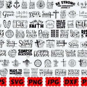 Religious SVG | Christian SVG | Jesus SVG | Bible Svg | God Svg | Faith Svg | Cut Files for Cricut & Silhouette | Svg Eps Dxf Png Jpg Pdf image 6