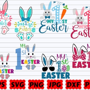 My First Easter SVG | My 1st Easter SVG | Happy Easter SVG | Easter Boy Svg | Easter Girl Svg | Easter Kids Svg | Easter Cut File| Quote Svg