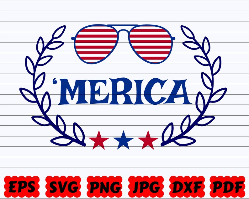 Merica SVG Merica Cut File Merica Design Svg America SVG | Etsy