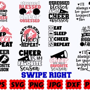 Cheer SVG | Cheerleader SVG | Cheer Mom SVG | Cheerleading Svg | Cheer Life Svg | Sport Svg | Cut Files for Cricut | Svg Eps Dxf Png Jpg image 8