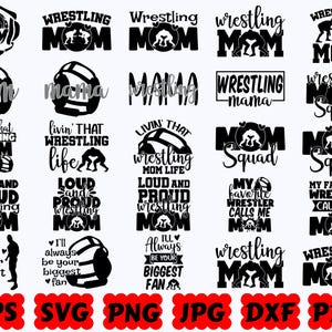 Sport Mama SVG | Sport SVG | Mama SVG | Schnittdateien für Cricut & Silhouette | Zitat | Spruch | Hemd | Svg Eps Dxf Png Jpg Pdf | Kommerzielle Nutzung Bild 10