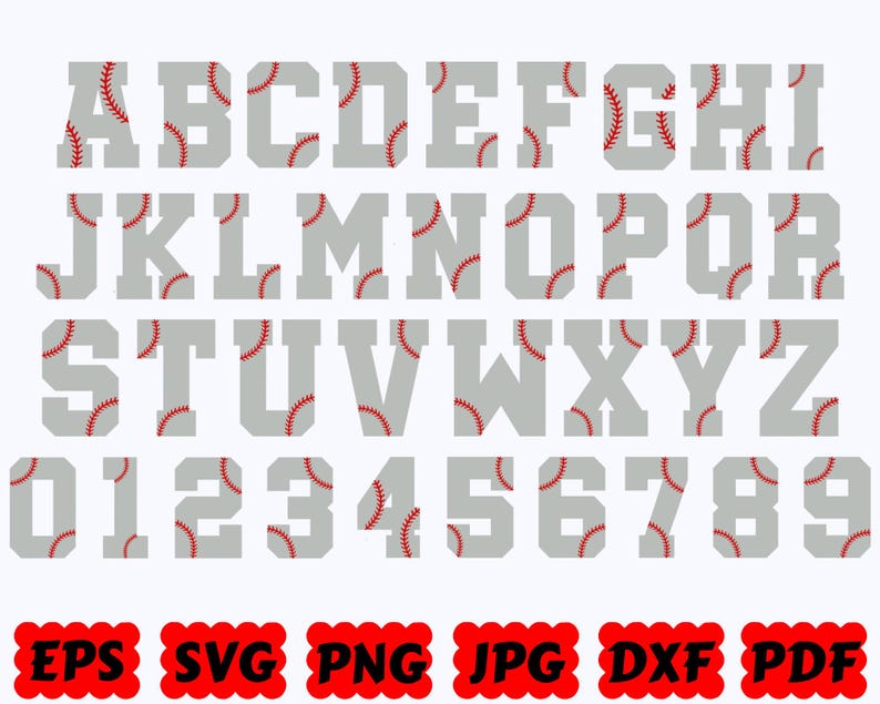 Sport Alphabet SVG | Sport Font SVG | Sport Letters SVG | Sport Numbers ...