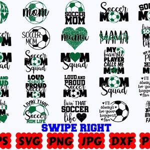 Sport Mama SVG | Sport SVG | Mama SVG | Schnittdateien für Cricut & Silhouette | Zitat | Spruch | Hemd | Svg Eps Dxf Png Jpg Pdf | Kommerzielle Nutzung Bild 6