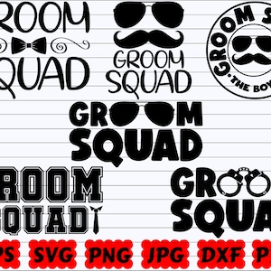 Groom Squad SVG | Groom SVG | Team Groom SVG | Wedding Party Svg | Wedding Sign Svg | Groom Tribe Svg | Wedding Svg | Mr And Mrs Svg | Hubby