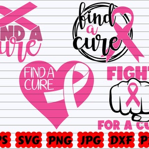 Find A Cure SVG | Fight For A Cure SVG | Cure SVG | Find Cure Svg | Cancer Cure Svg | Cancer Awareness Svg | Cancer Survivor Svg | Quote Svg