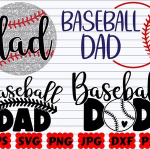 Baseball Dad SVG | Baseball Papa Schnittdatei | Baseball Familie SVG | Papa SVG | Baseball Clipart | Baseball Fan geschnitten Datei | Baseball Dad Clipart | Png