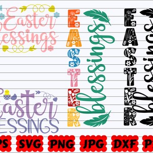 Easter Blessings SVG | Easter Porch Sign SVG | Porch Sign SVG | Blessings Svg | Easter Cut File | Easter Quote Svg | Easter Saying Svg | Png