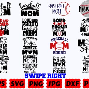 Sport Mama SVG | Sport SVG | Mama SVG | Schnittdateien für Cricut & Silhouette | Zitat | Spruch | Hemd | Svg Eps Dxf Png Jpg Pdf | Kommerzielle Nutzung Bild 3