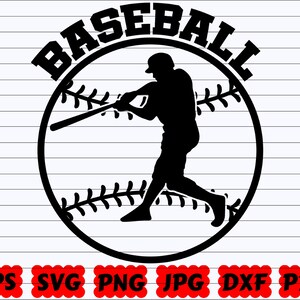 Baseball Design SVG | Baseball Player SVG | Baseball Ball SVG | Baseball Cut File | Baseball Silhouette | Baseball Life Svg | Baseball Shirt