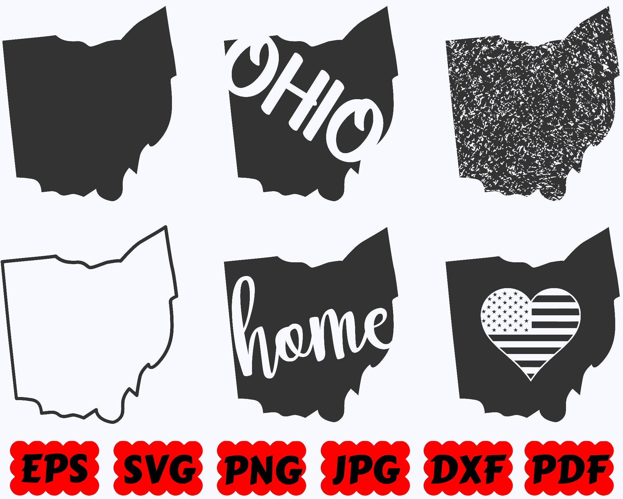 Ohio State SVG | Ohio SVG | 4th of July SVG | America Svg | Usa Svg ...