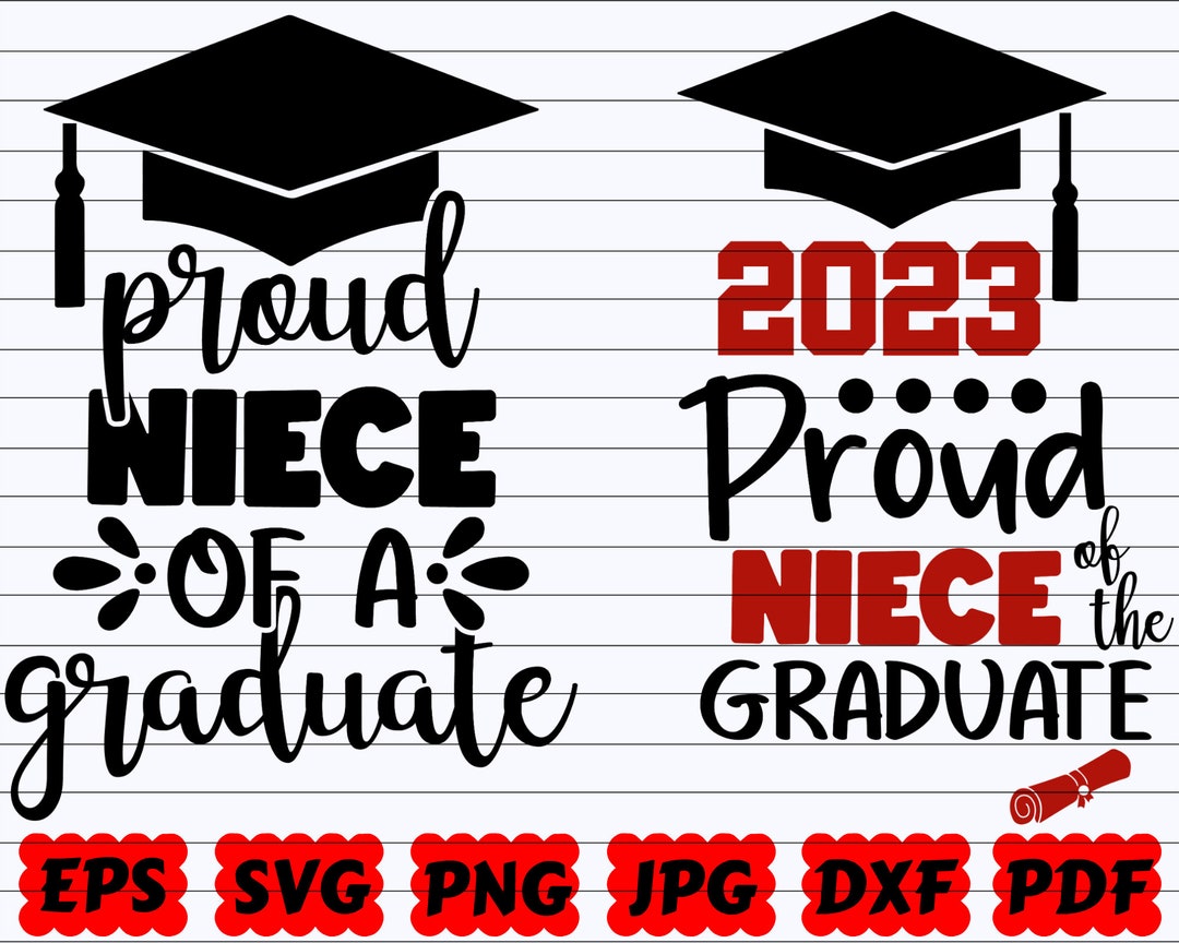 Proud Niece of a Graduate SVG Proud Niece SVG Niece SVG Etsy