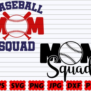 Baseball Mom Squad SVG | Mom Squad SVG | Kader SVG | Baseball Squad geschnitten Datei | Baseball Team geschnitten Datei | Baseball Fan geschnitten Datei | Mom Squad Schnittdatei | Zitat